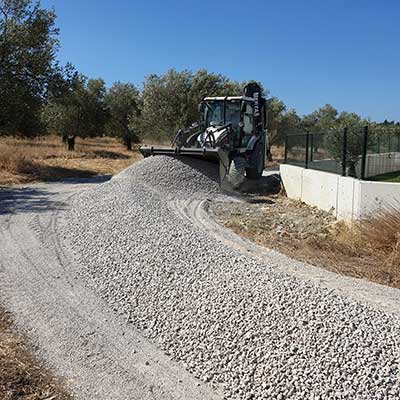 Stabilize Yol Yapımı, Mıcır Serimi Galerisi